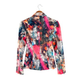 Blazer print flores