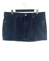 Falda mini en denim