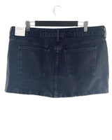 Falda mini en denim