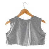 Camiseta crop deportiva