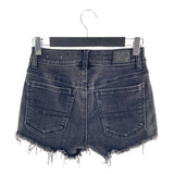 Short mini en denim wash