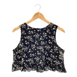 Blusa crop sleeveless