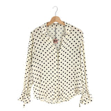 Camisa manga larga print dots