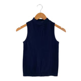 Blusa sleeveless en canalé