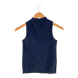 Blusa sleeveless en canalé