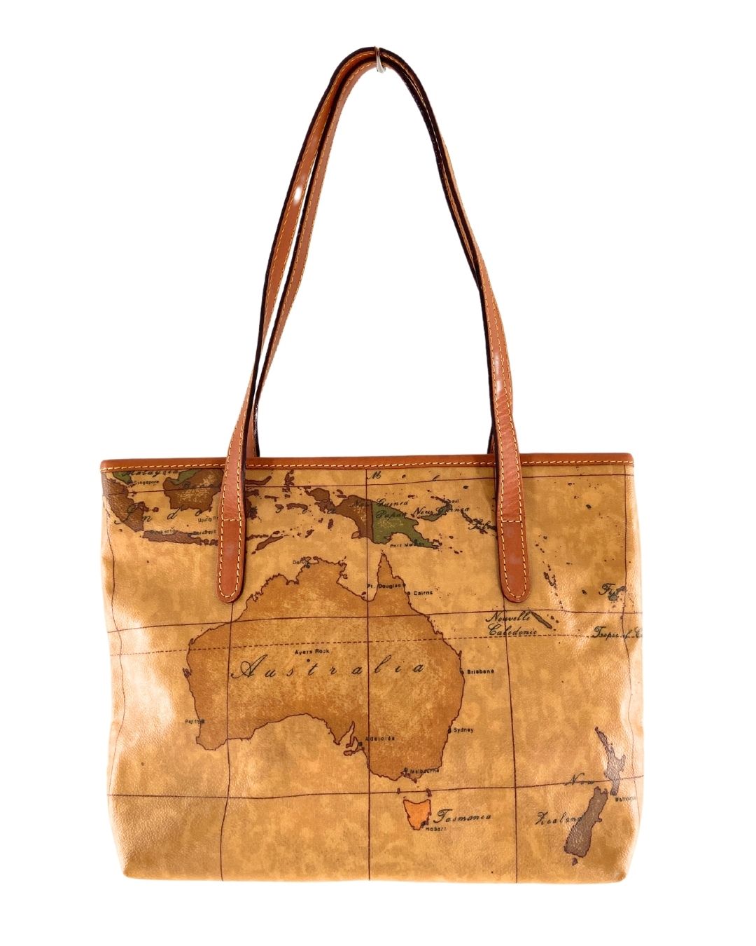 Bolso tote print mapas