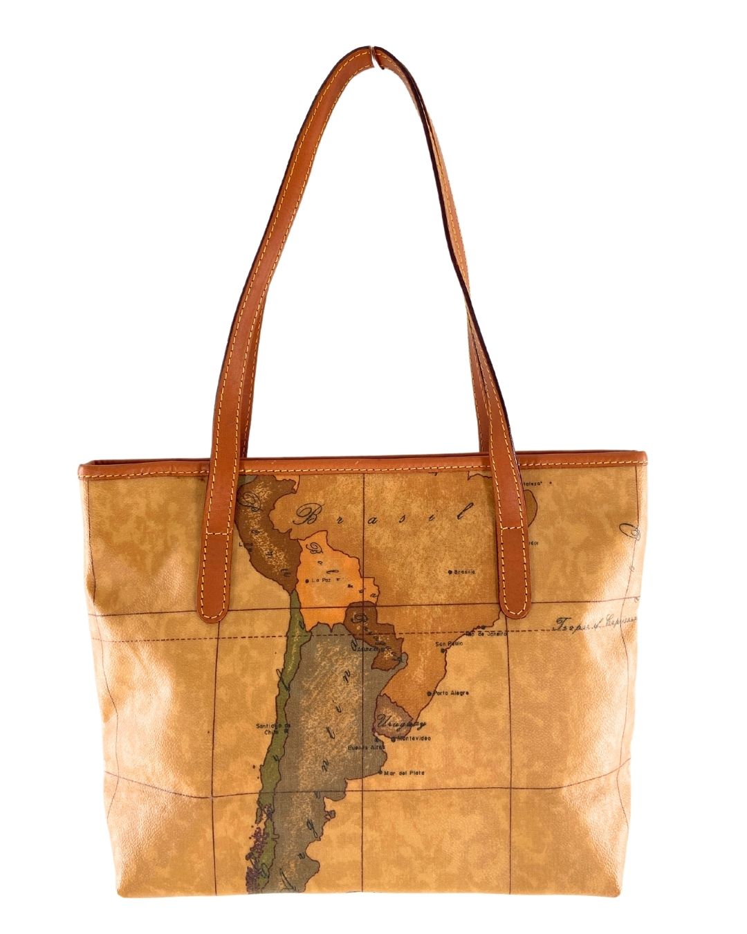 Bolso tote print mapas