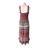 Vestido boho print paisley