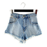 Short mini en denim wash