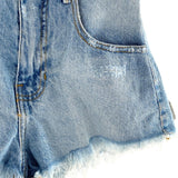 Short mini en denim wash