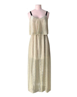 Maxi vestido hilos brillantes