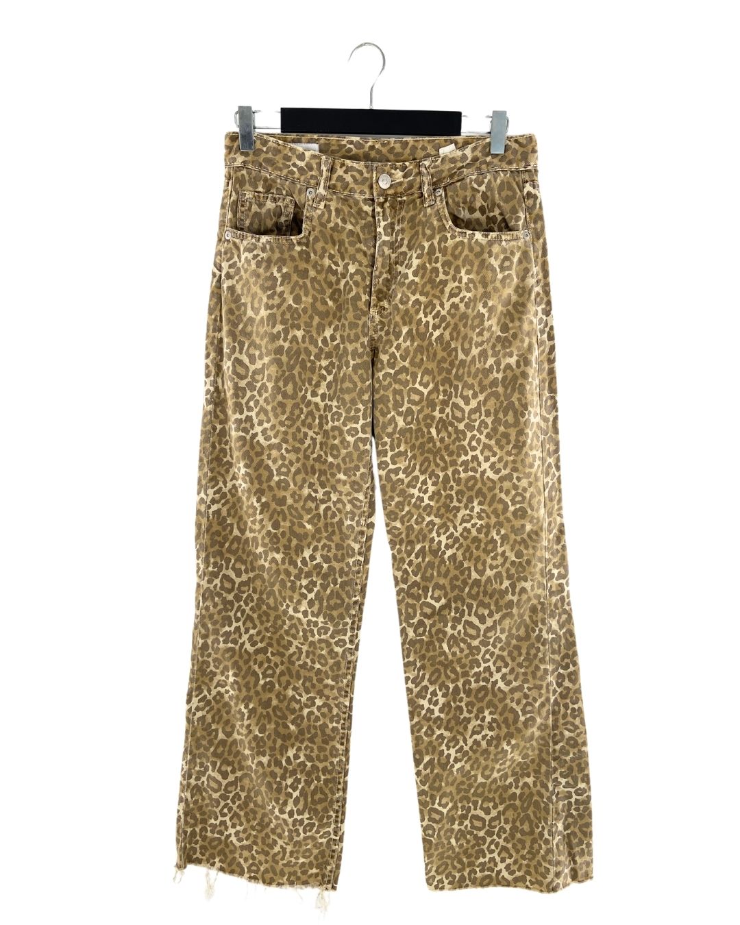 Jean wide leg animal print