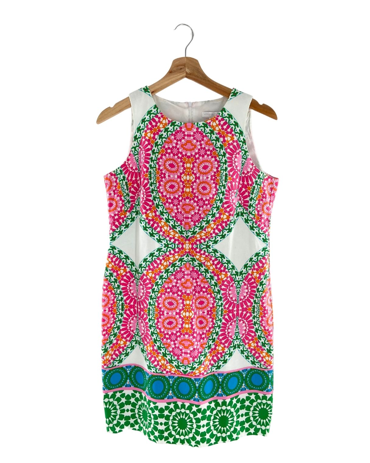 Vestido midi sleeveless print