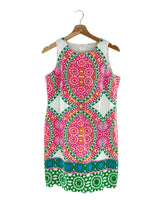 Vestido midi sleeveless print