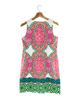 Vestido midi sleeveless print