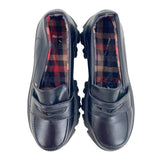 Loafers efecto cuero