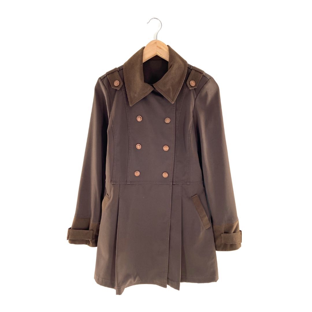 Chaqueta trench con botones