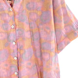 Camisa oversize satinada