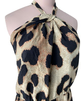 Vestido animal print