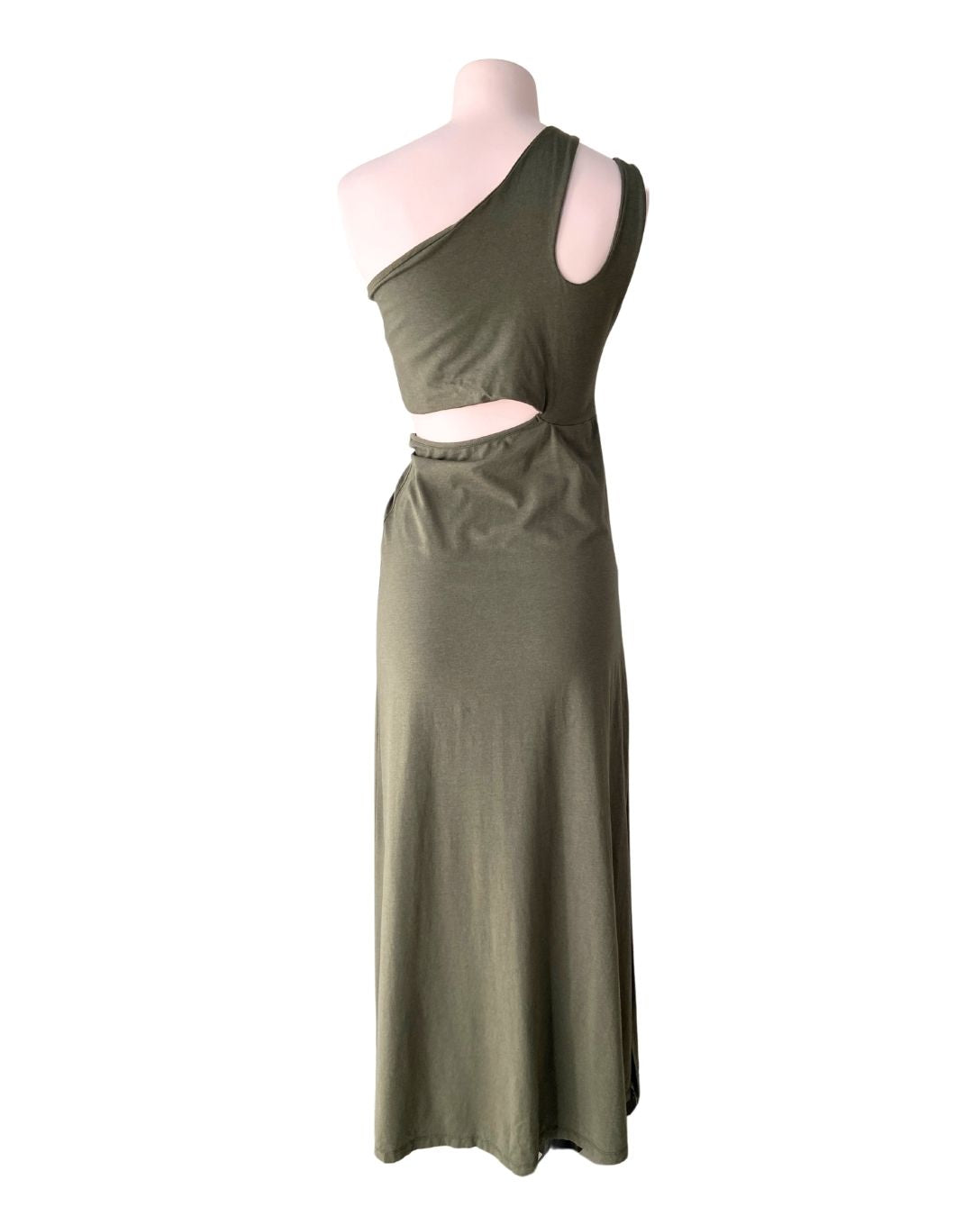 Maxi vestido licrado cut out