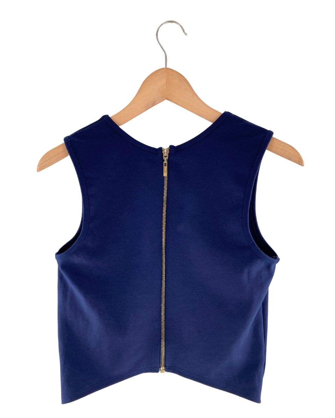 Blusa crop sleeveless