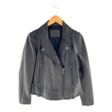 Chaqueta tipo en biker en piel