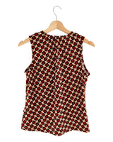 Blusa sleeveless print