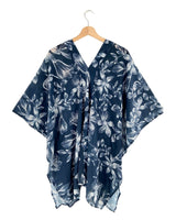 Blusa oversize print flores