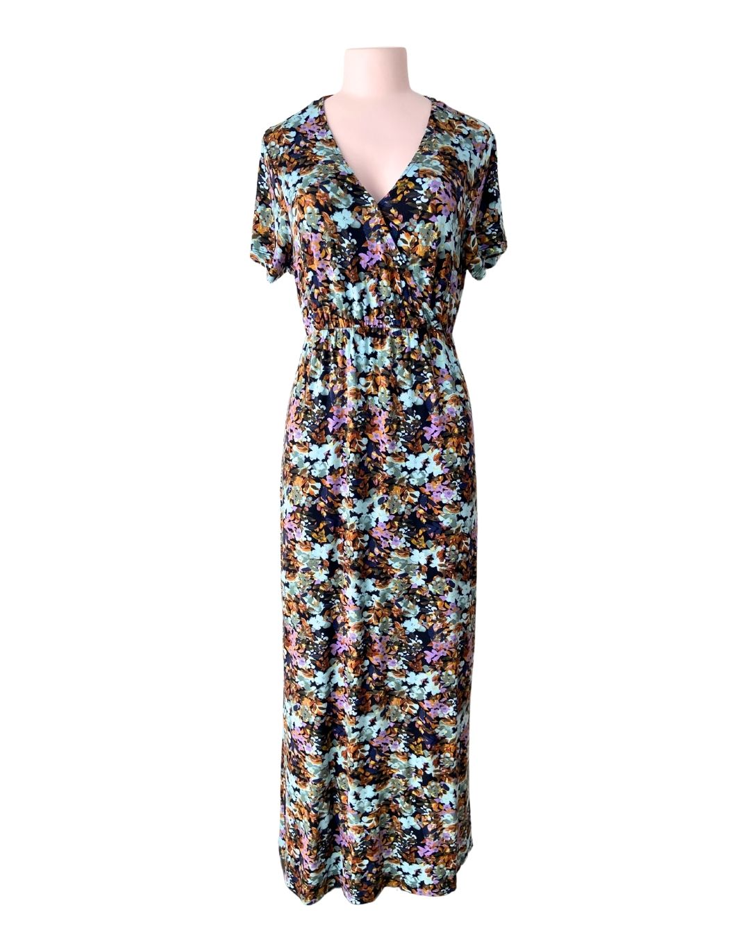 Maxi vestido print flores