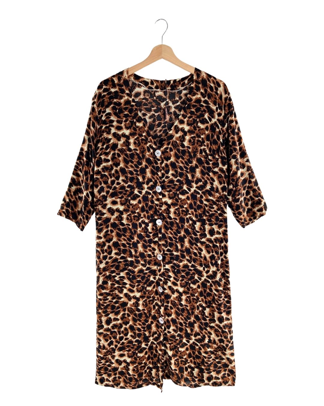 Vestido animal print