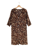 Vestido animal print