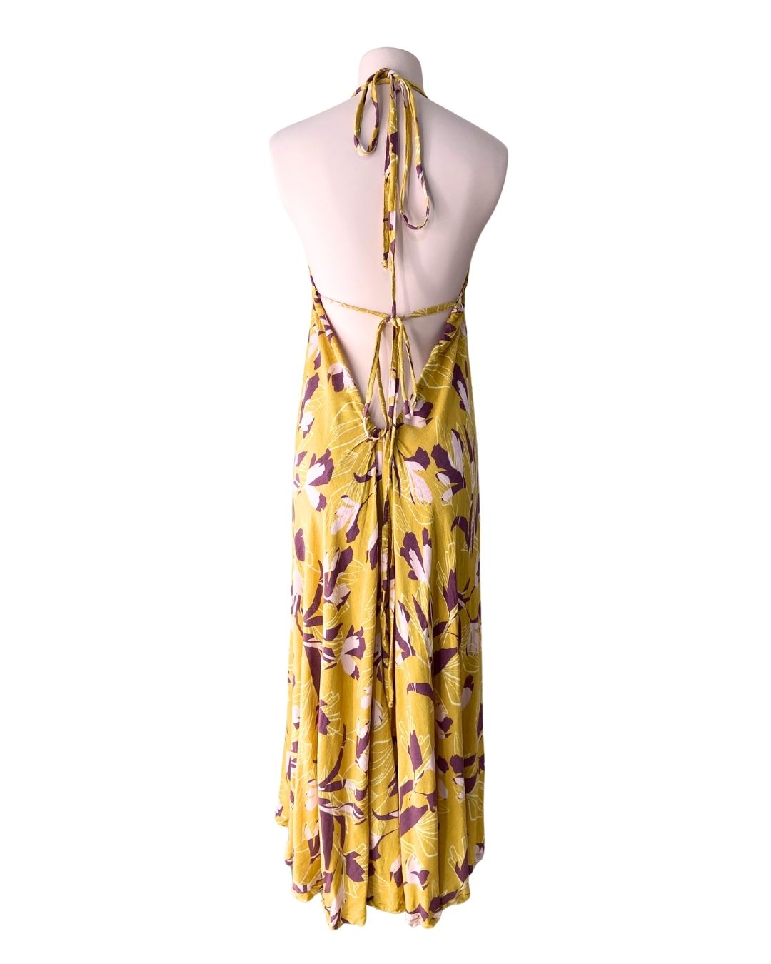 Maxi vestido print flores