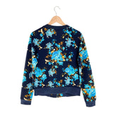 Chaqueta bomber print flores