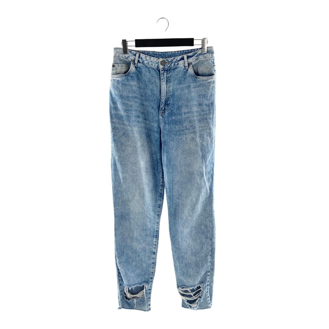 Jean mom fit rígido wash