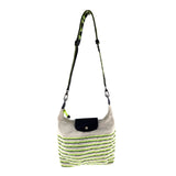 Cartera a rayas doble strap