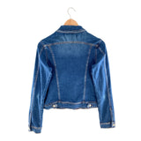 Chaqueta en denim wash stretch