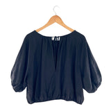 Blusa en lino encauchada