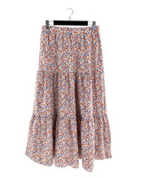 Maxi falda print flores