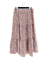 Maxi falda print flores